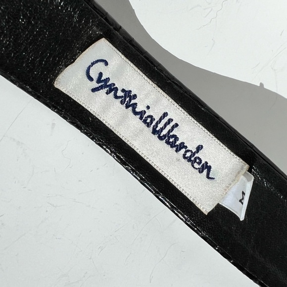 Vintage Gutos West Germany Belt Buckle w/ Cynthia Warden Black Glam Belt main image 7